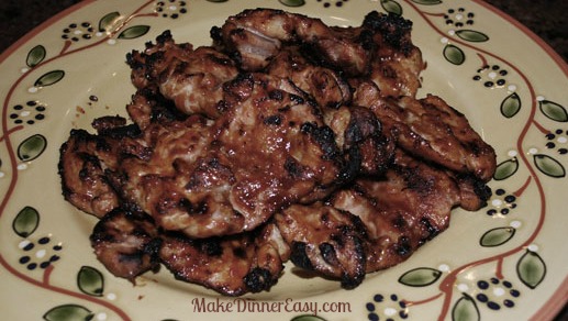 marinated grilled chicken