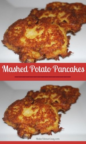 Mashed potato pancake recipe