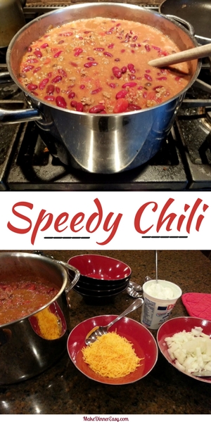 Speedy Chili Recipe