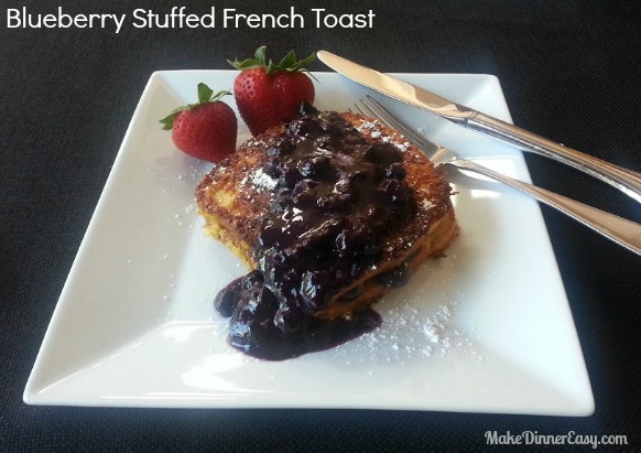 Blueberry Stuffed French Toast