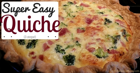 super easy quiche