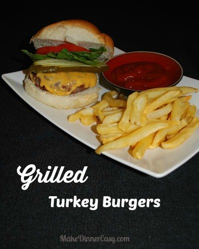 grilled turkey burger recipe